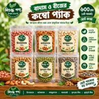 Premium Nuts & Seeds Combo Pack – 6 Varieties | 600g